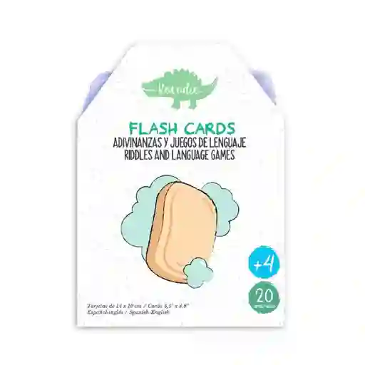 Juego Estimulación Visual Flash Cards Adivinanzas Para Niños