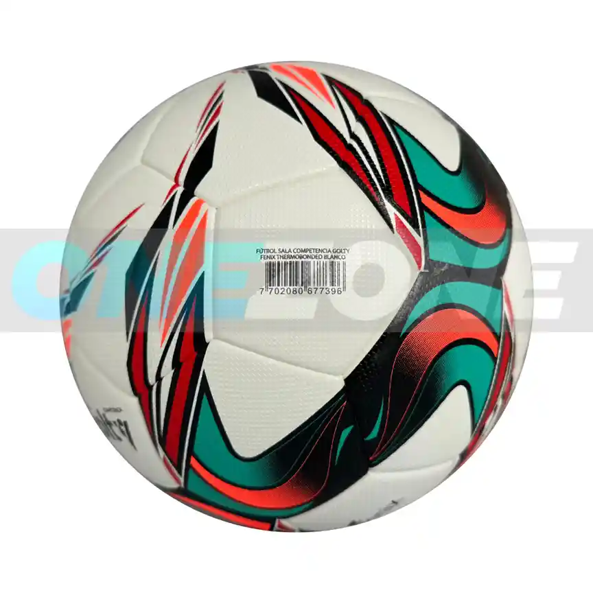Balón De Fútbol Sala #62-64 Golty Competencia Fenix Thermobonded/ Blanco
