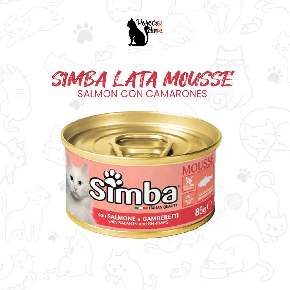 Simba Gato Salmon Y Camaron 85 Gr