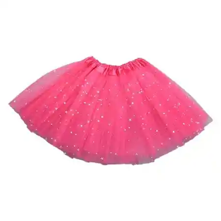 Tutu De Adulto Mujer Color Fucsia Con Lentejuelas Brillantes Escarchado Falda Ballet Malla Elástica Tutu Vestido Bailarina Disfraz Halloween