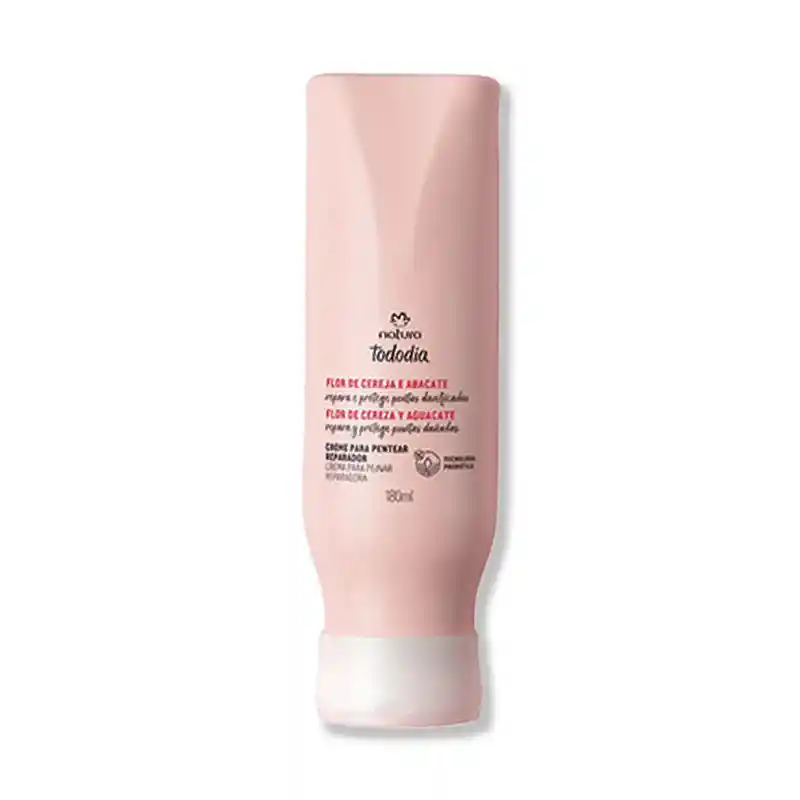 Crema Para Peinar Reparadora Flor De Cereza Y Aguacate