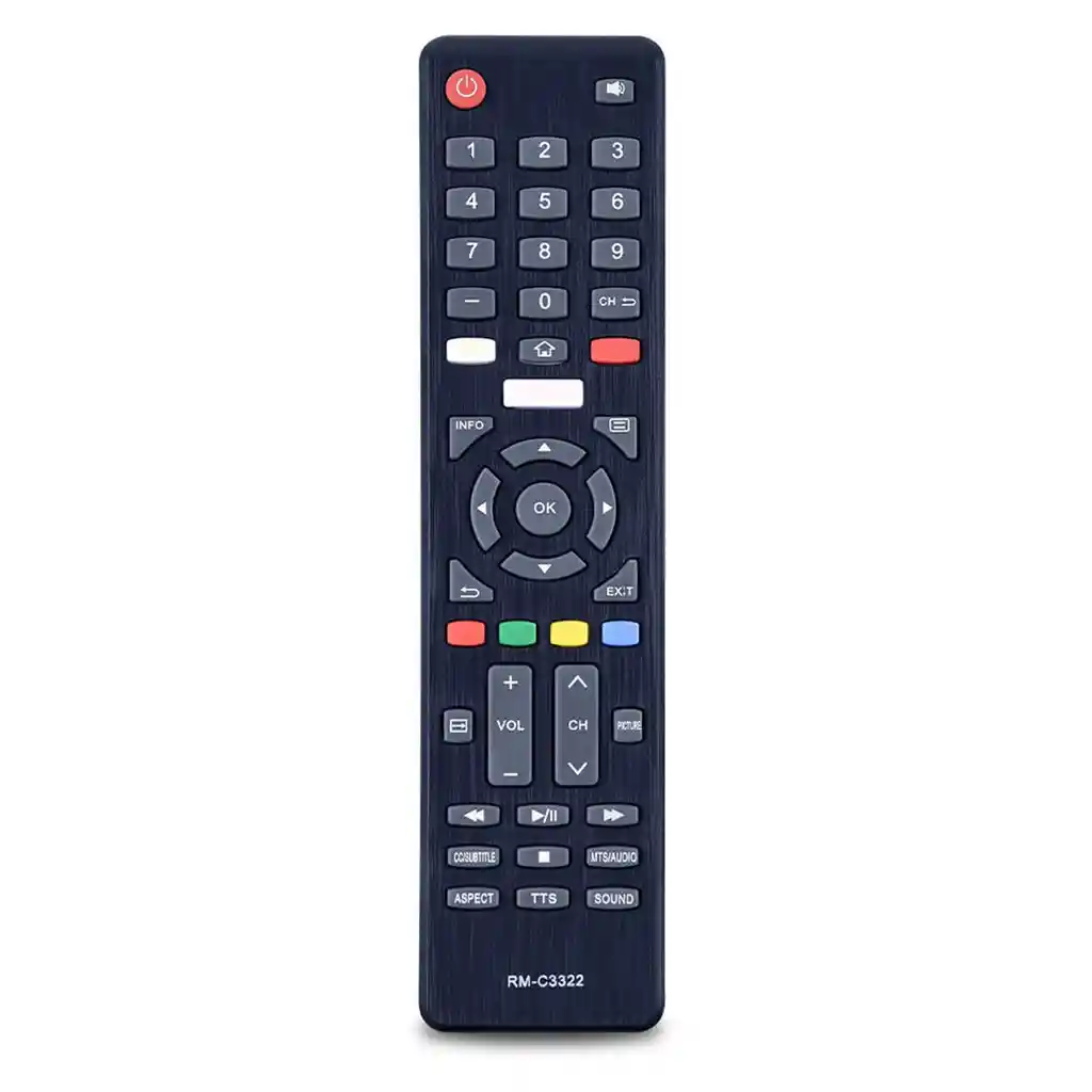 1 Control Remoto Tv Televisor Smart Tv Universal Botones De Netflix Youtube Vudu