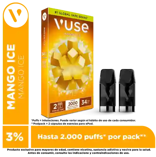 Vuse Go Vaporizador Podsmango Ice (34 Mg)