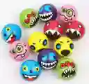 Pelotas Antiestres Emoji Monster Happy Colores X 12 Unidades