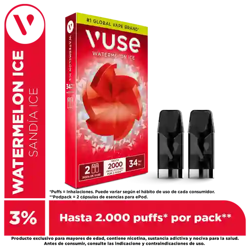 Vuse Go Vaporizador Podswatermelon (34 Mg)