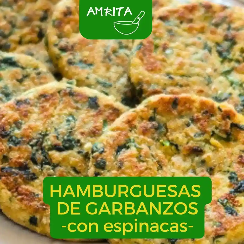 Hamburguesa De Garbanzo Y Espinacas Amrita 550g