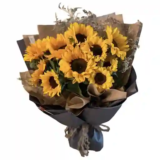 Ramo Girasoles Yellow Dark