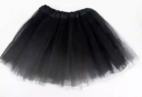 Tutu De Adulto Mujer Color Negro Con Una Capas De Tul Y Satin Falda Ballet Malla Elástica Tutu Vestido Bailarina Disfraz Halloween