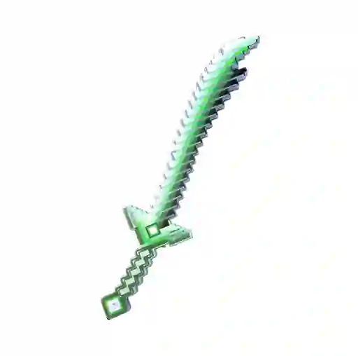 Juguete Espada Minecraft Niños Led Sonido Disfraz + Baterias
