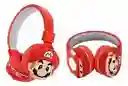 Diadema Bluetooth Super Mario Bross Ah-806q Rojo