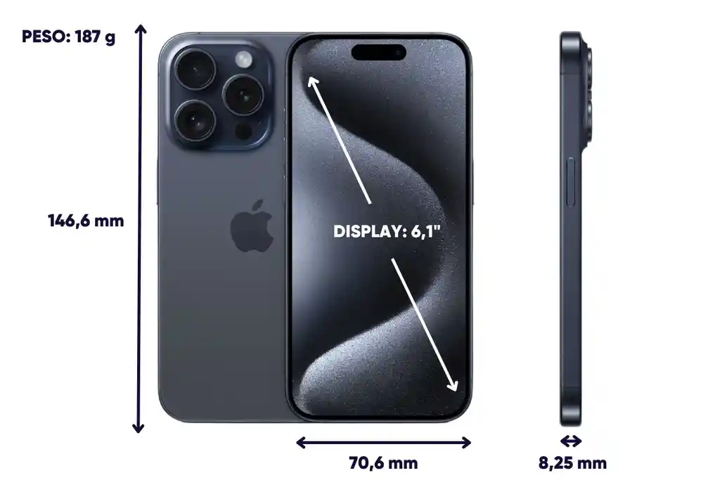 Iphone 15 Pro 256gb - Usado Como Nuevo