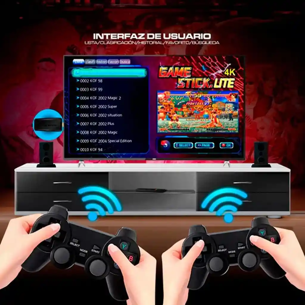 Consola Playstation Retro 2 Controles Inalambricos Mas 10000 Juegos