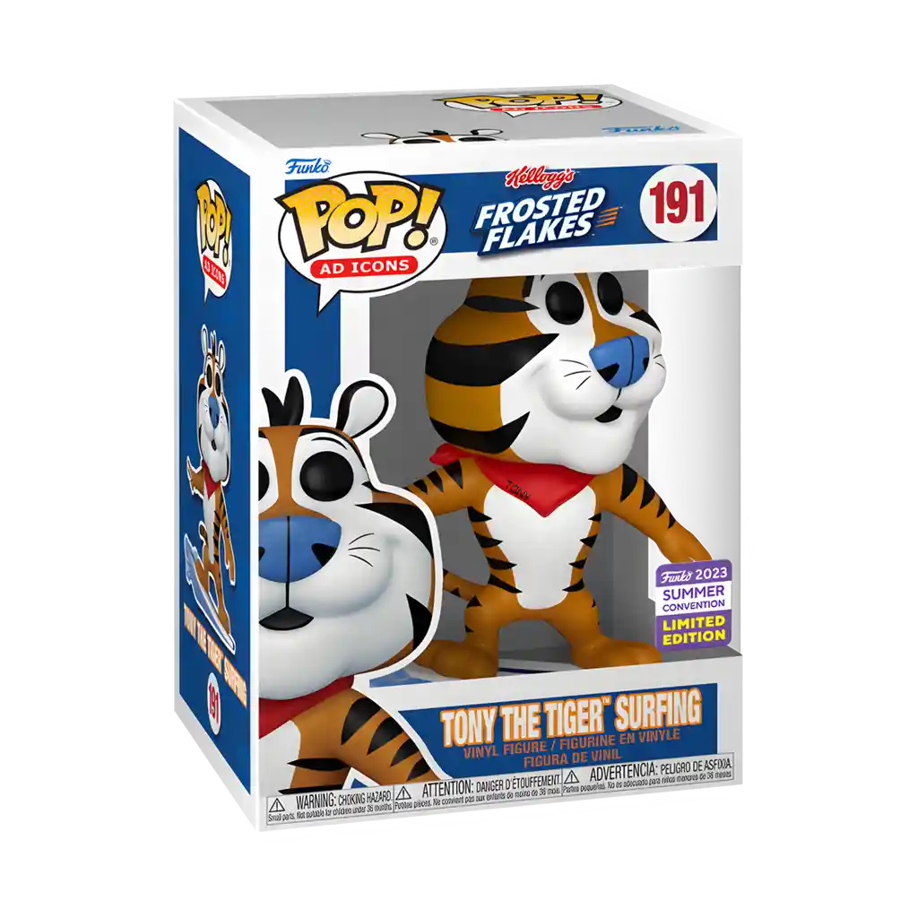 Tony The Tiger Surfing