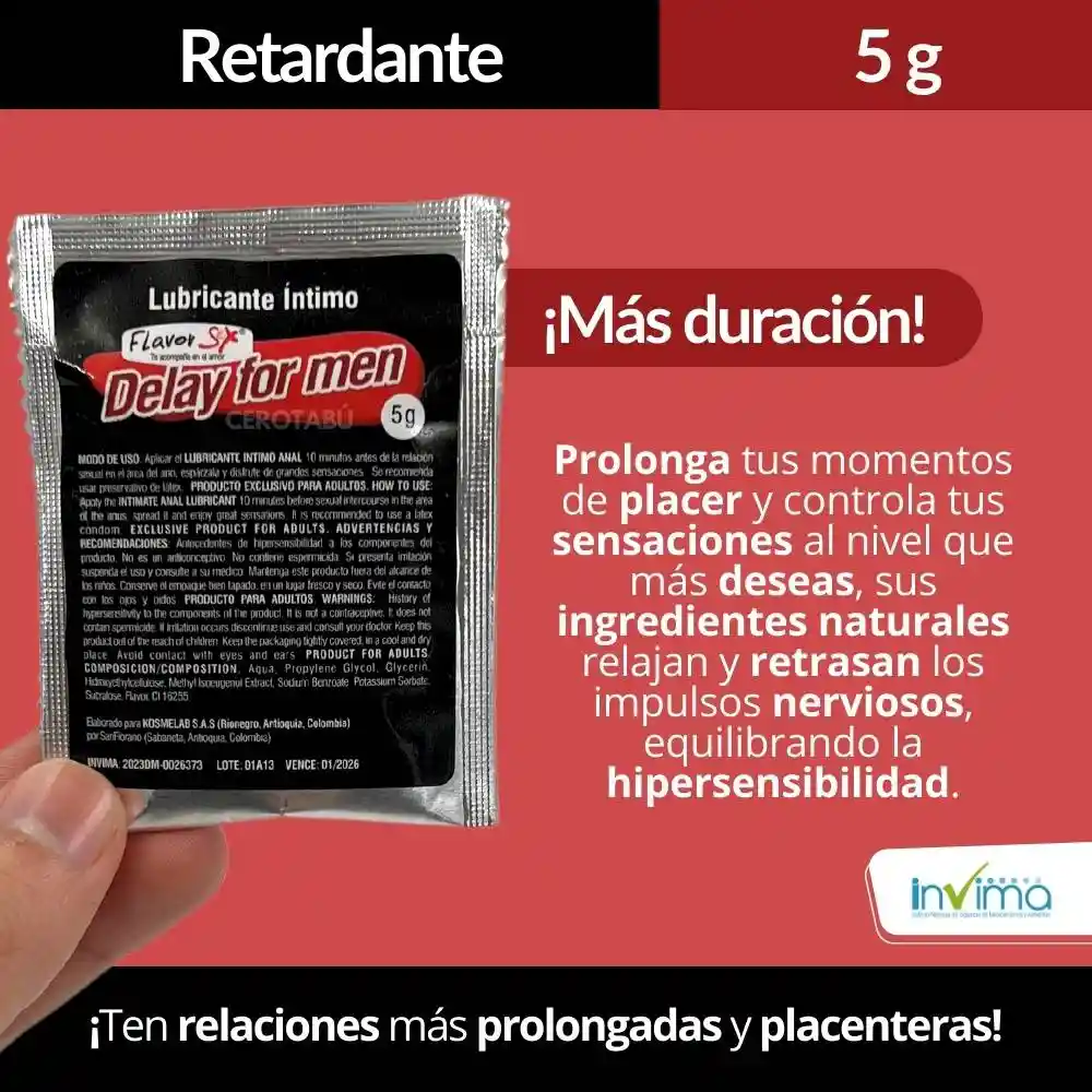 Kit Placer Masculino Retardante + X2 Potenciador + Anillo