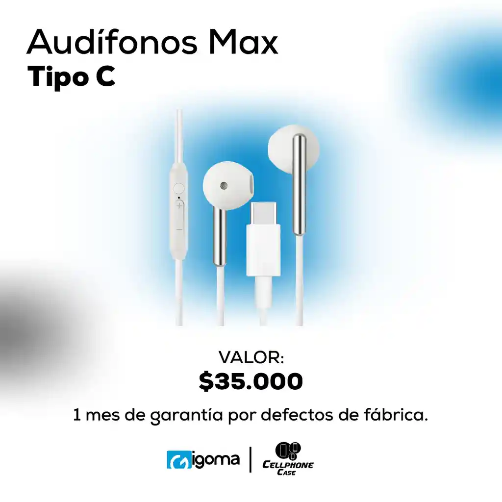 Audífonos Max Tipo C