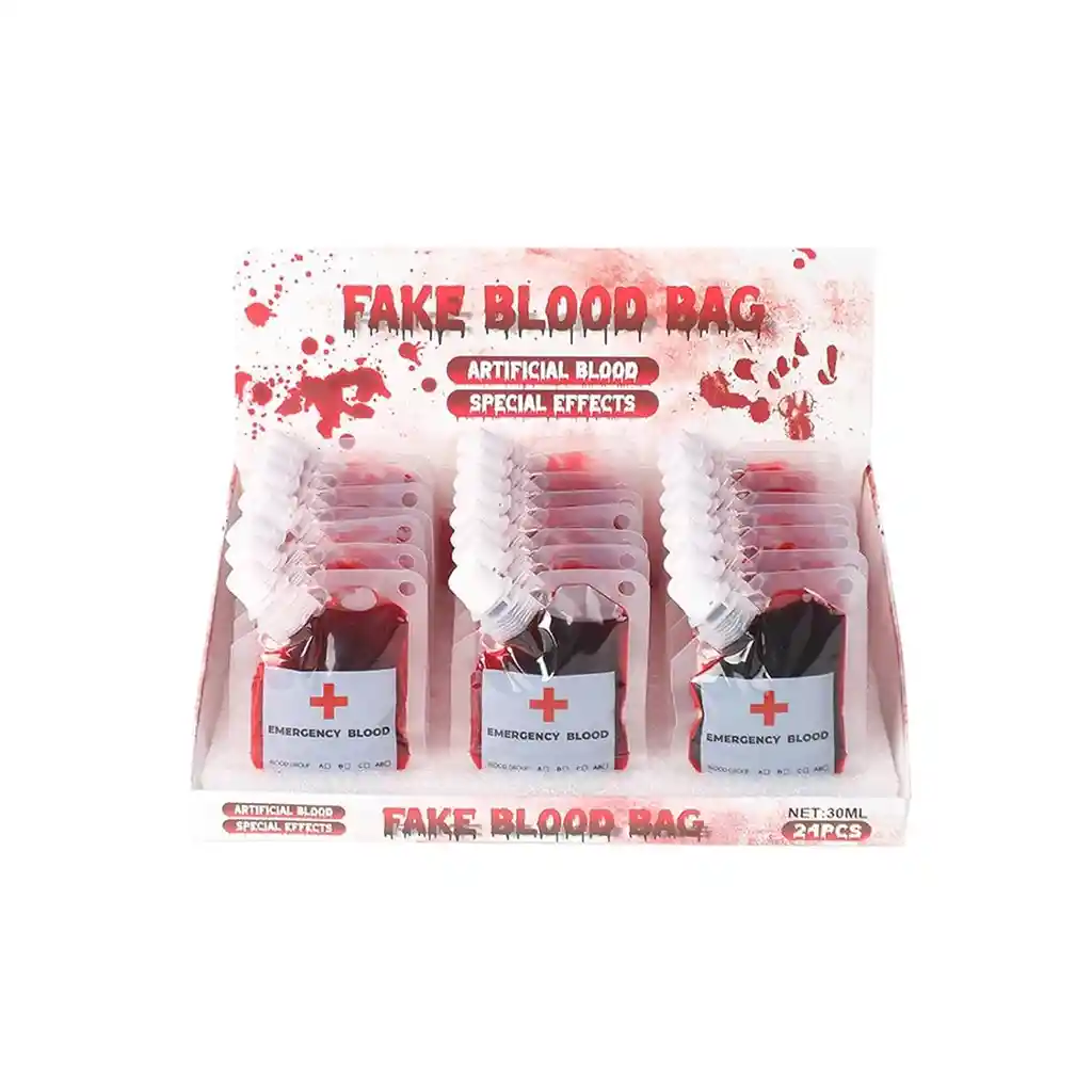 Sangre Falsa Artificial De Maquillaje Disfraz Para Halloween