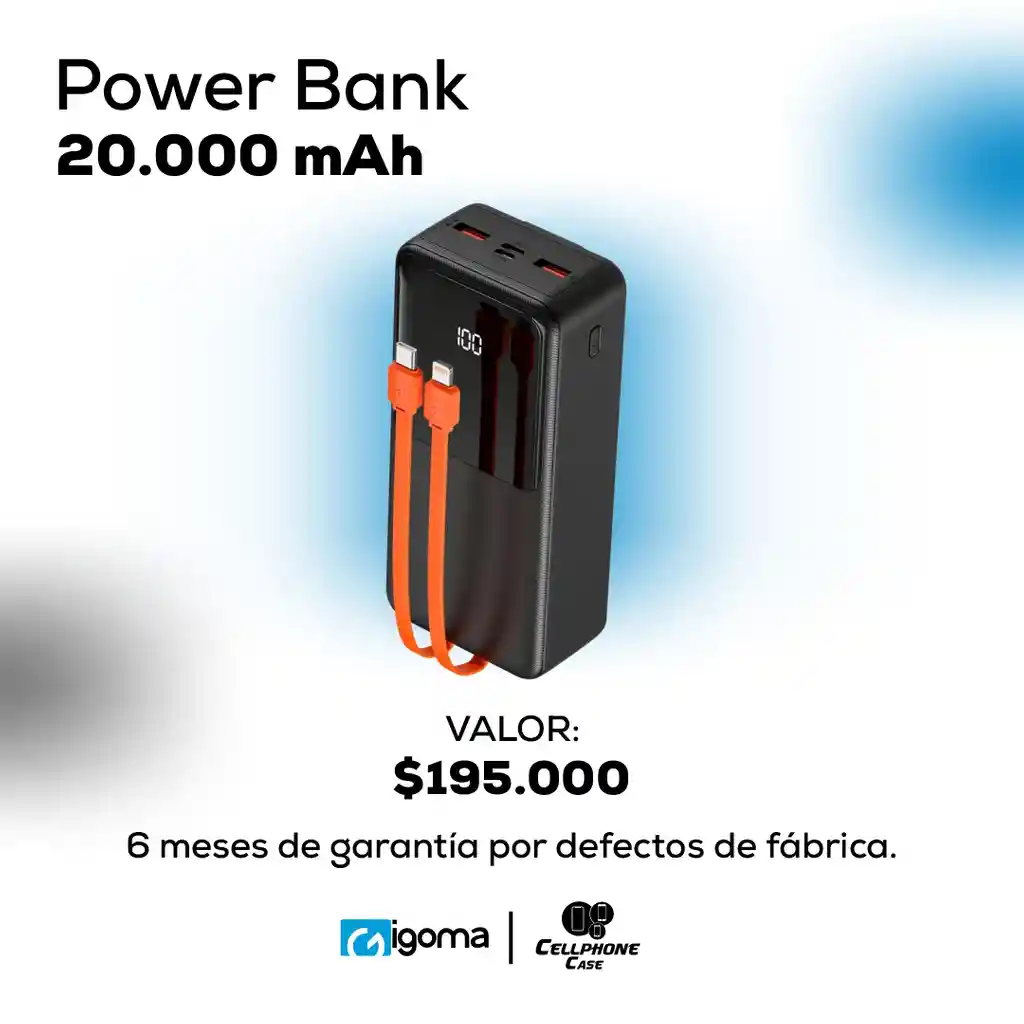 Power Bank 20.000 Mah