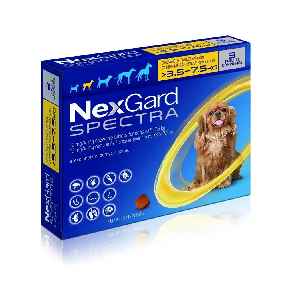 Nexgard Spectra 3.5 - 7.5 Kg