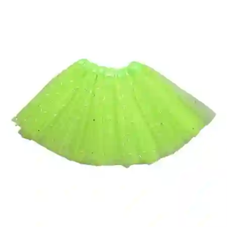 Tutu De Niña Color Verde Claro Con Lentejuelas Brillantes Escarchado Falda Ballet Malla Elástica Tutu Vestido Bailarina Disfraz Halloween