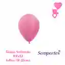 Globo O Bomba Satin Fucsia Sempertex R9x12