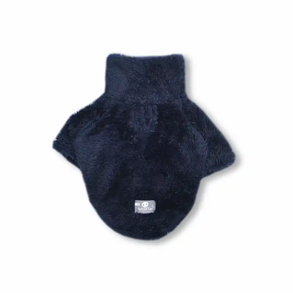 Saco L Cuello Alto Cremallera Bisonte Azul