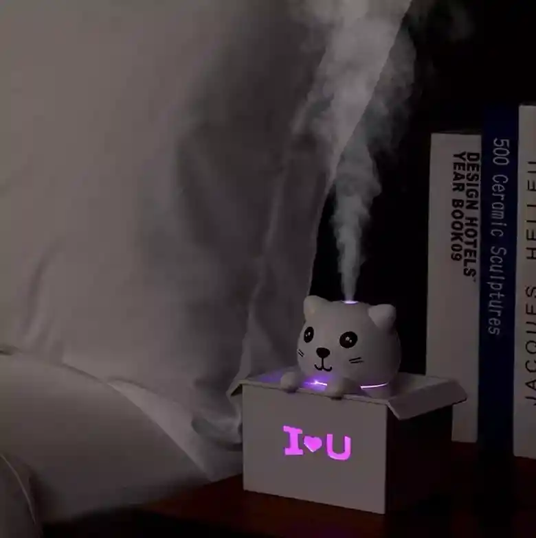 Difusor Humidificador I Love You Gato Mimi Cat + Esencia