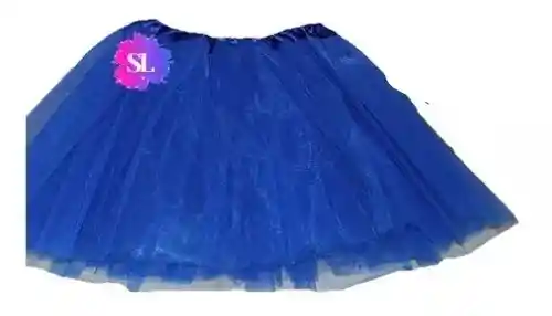 Tutu De Adulto Mujer Color Azul Rey Con Una Capas De Tul Y Satin Falda Ballet Malla Elástica Tutu Vestido Bailarina Disfraz Halloween