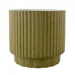 Florero Concepts Boho 13x12cm Verde 100% Ceramica
