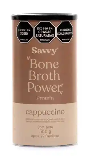 Bone Broth Cappuccino X560gr Savvy