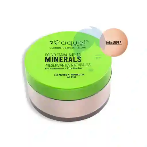 Raquel Polvo Suelto Minerals Mate Almendra N.3 X 20gr