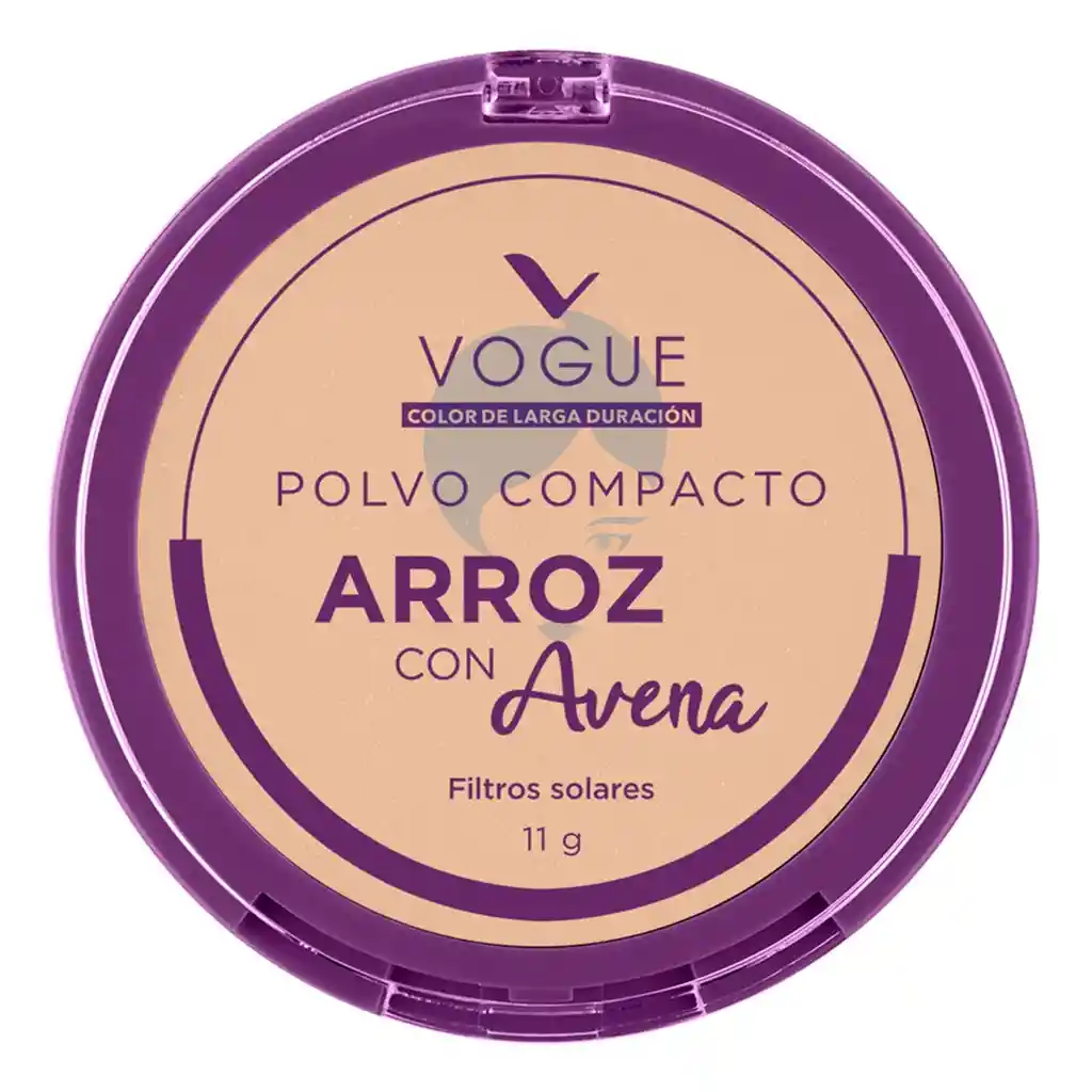 Vogue Polvo Compacto De Arroz Vainilla X 15gr