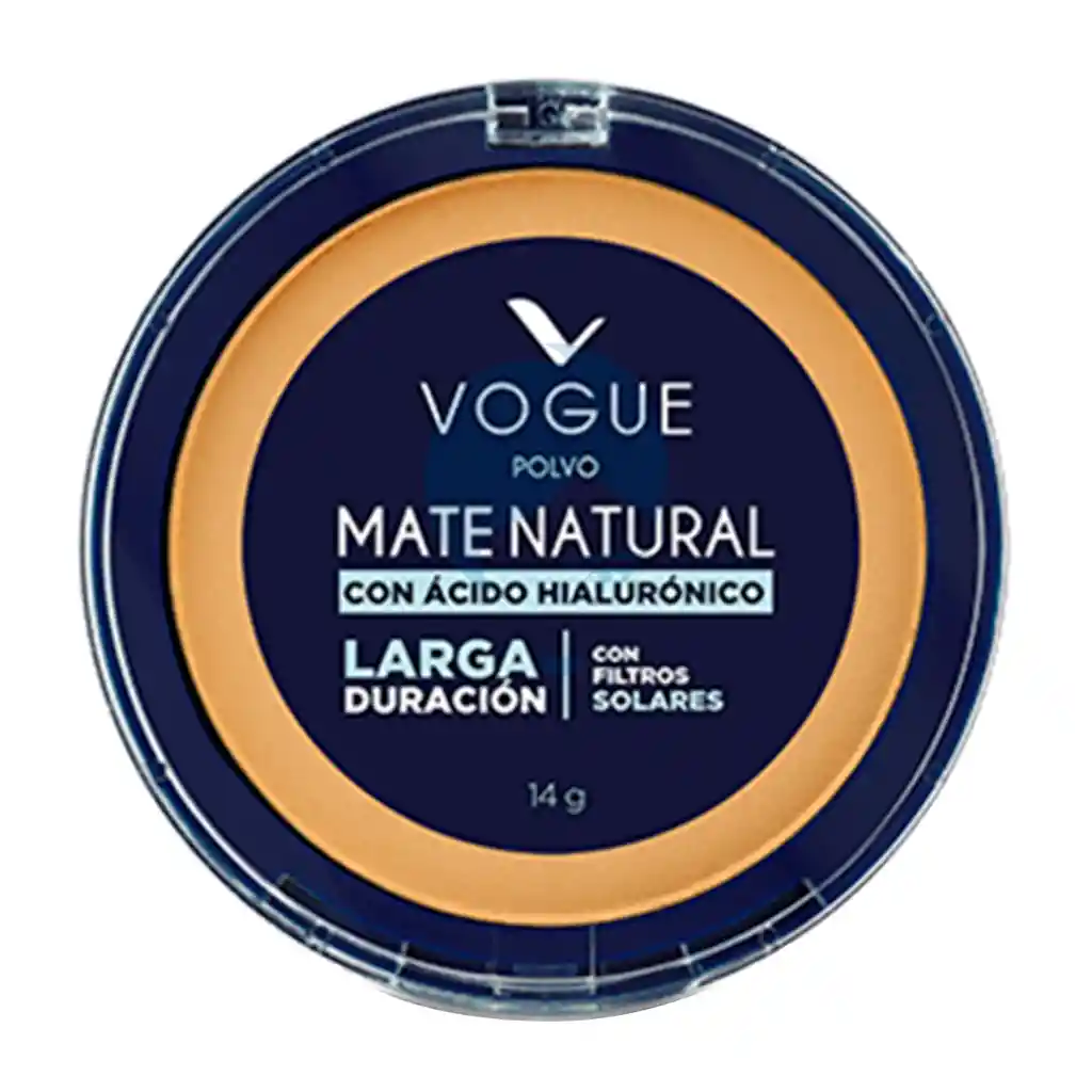 Vogue Polvo Compacto Tradicional Con Fs Aceituna X 15gr