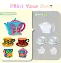 Juego De Niñas Pintar A Tu Estilo Ceramicas Mini De Te Cafe