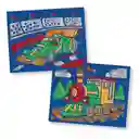 Libro De Actividades Script Vehículos Papel Aluminio Niños