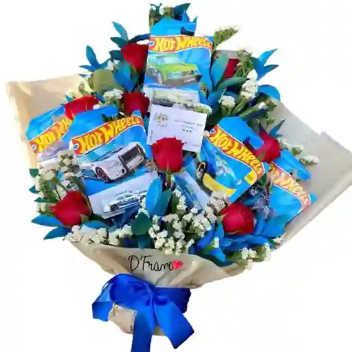 Ramo De Carros Hot Wheels Día Del Novio