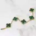 Pulsera Trebol Rodinada Verde