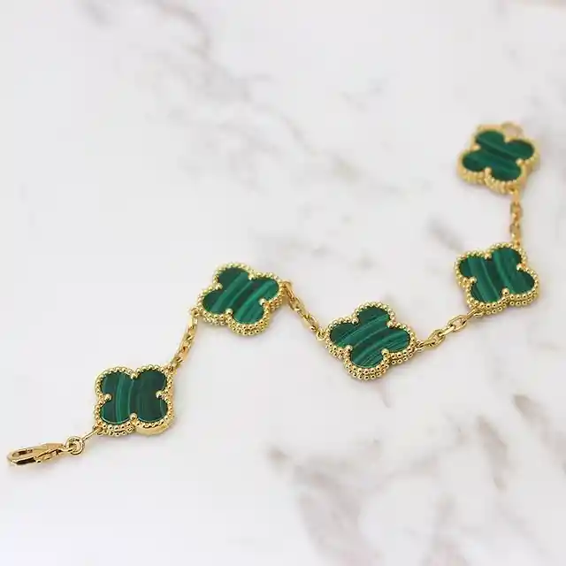 Pulsera Trebol Rodinada Verde