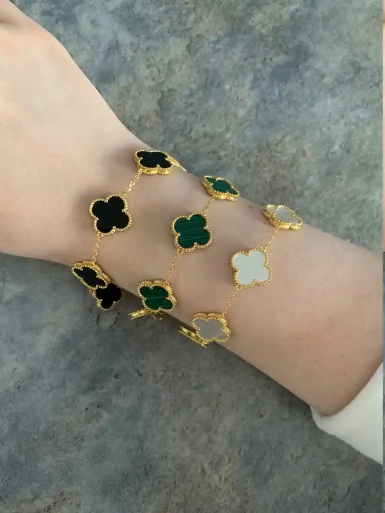 Pulsera Trebol Rodinada Verde