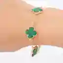 Pulsera Trebol Rodinada Verde