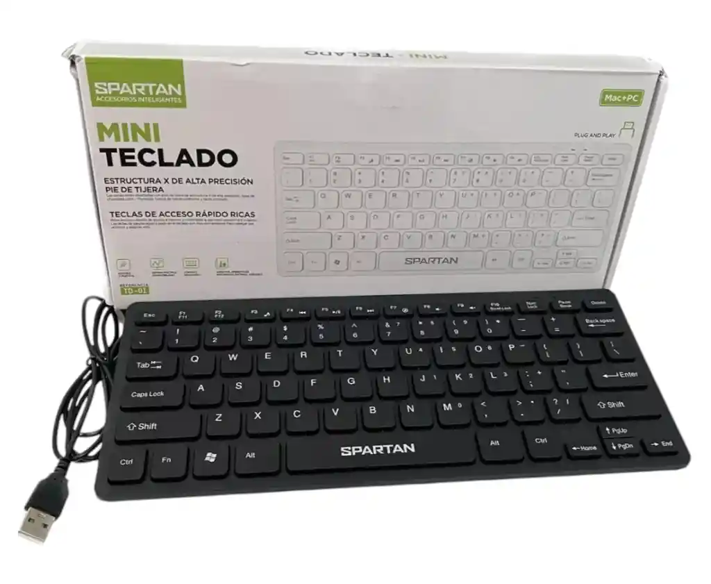 Mini Teclado Spartan, Teclado Para Pc