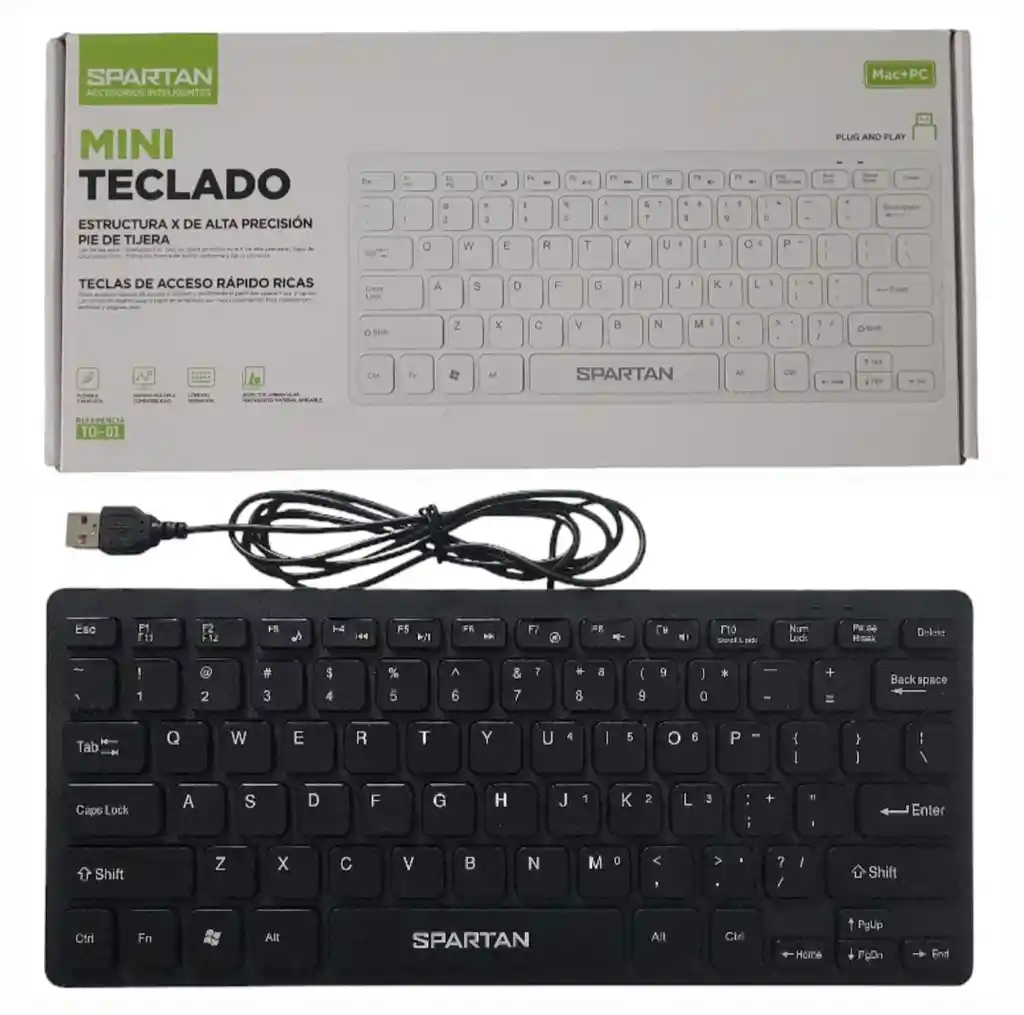 Mini Teclado Spartan, Teclado Para Pc