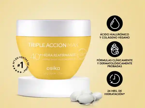 Crema Facial Triple Accion Max 40+