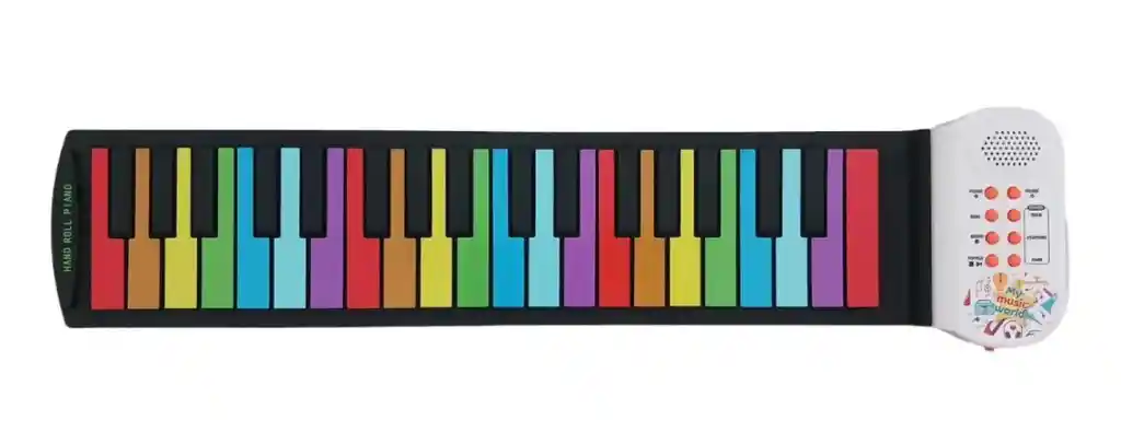 Juguete Organeta Piano Plegable 37 Teclas Teclado Graba Sonido