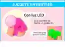 Peludito Perrito Apretable Antiestrés Juguete Luz Sensorial