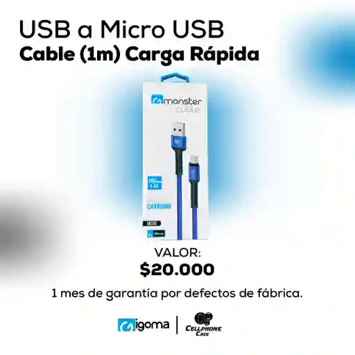 Cable Usb A Micro Usb