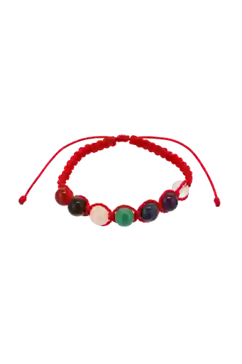 Pulsera 7 Chakras Tejida En Hilo