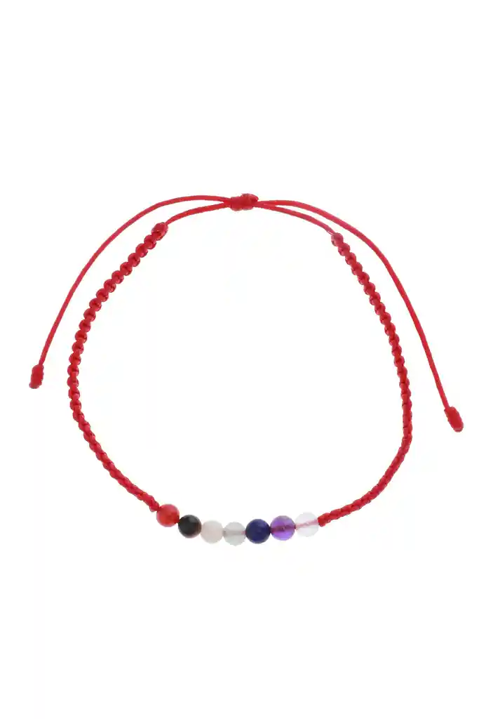 Pulsera 7 Chakras Tejida En Hilo