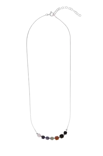 Collar 7 Chakras Hecho En Plata