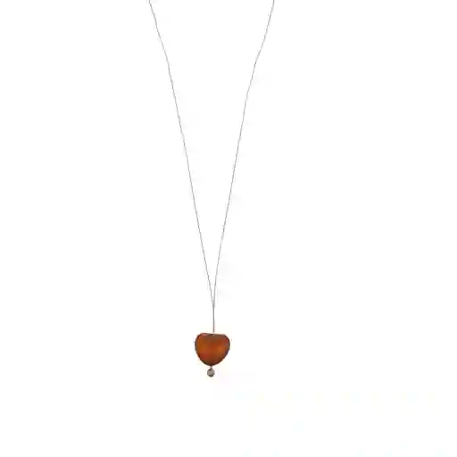 Collar Cornalina En Hilo