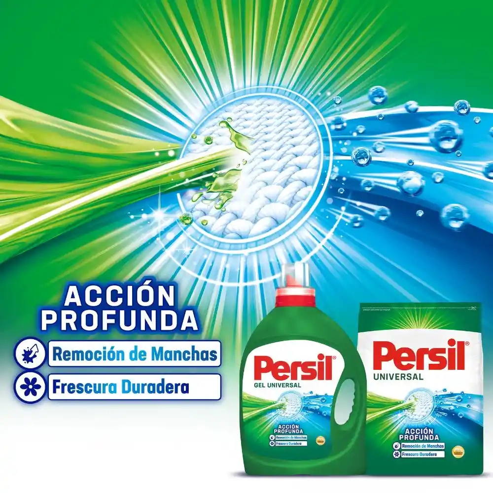 Detergente Líquido Persil Universal Acción Profunda Plus 3l